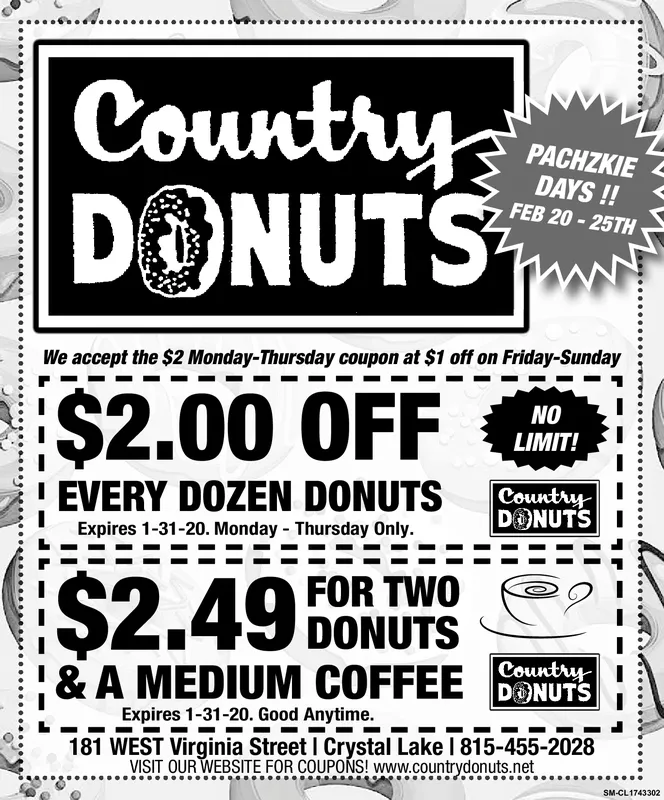 Country Donuts ad creative